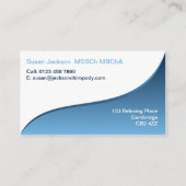 Carte de visite de podiatre (Dos)