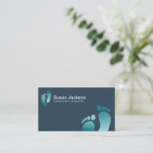 Carte de visite de podiatrie (Debout devant)