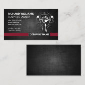 Carte de visite de poids de levage (Devant / Derrière)