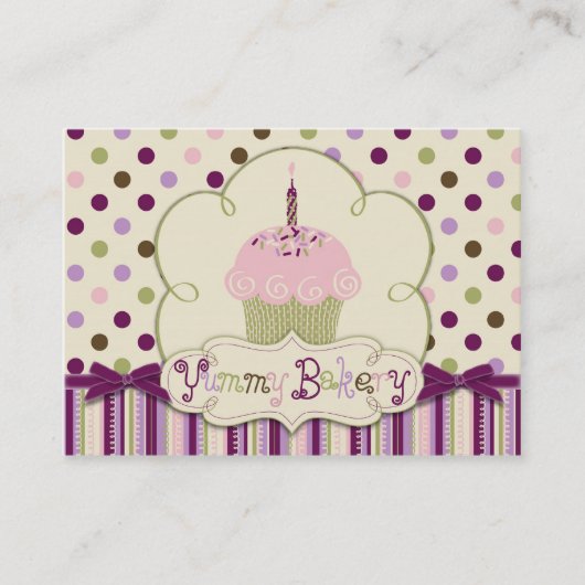 Carte de visite de point de mûre (Devant)