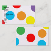 Carte de visite de point de polka (Devant / Derrière)