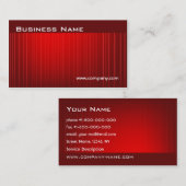 Carte de visite de pointe (Devant / Derrière)