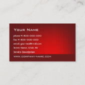 Carte de visite de pointe (Dos)