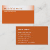 Carte de visite de pointe (Devant / Derrière)