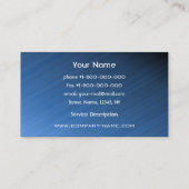 Carte de visite de pointe (Dos)