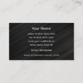 Carte de visite de pointe (Dos)