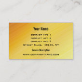 Carte de visite de pointe (Dos)