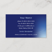 Carte de visite de pointe (Dos)