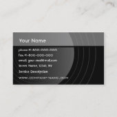 Carte de visite de pointe (Dos)