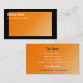 Carte de visite de pointe (Devant / Derrière)