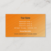 Carte de visite de pointe (Dos)