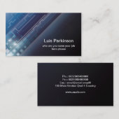 carte de visite de pointe (Devant / Derrière)