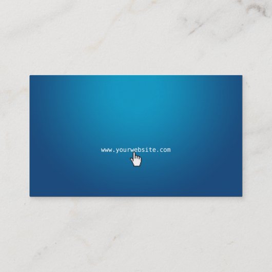 Carte de visite de pointe de Web de pointeur de la (Dos)