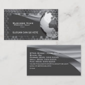 Carte de visite de pointe des affaires globales (Devant / Derrière)