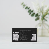 Carte de visite de pointe d'ordinateur (multiple (Debout devant)