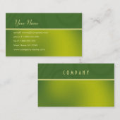 Carte De Visite De pointe - vert (Devant / Derrière)