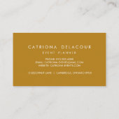 Carte de visite de points Confetti Gold et Blush (Dos)