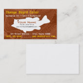 Carte de visite de poissons de basse de large (Devant / Derrière)