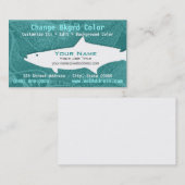 Carte de visite de poissons de Cobia (Devant / Derrière)