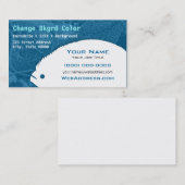 Carte de visite de poissons de flet (Devant / Derrière)