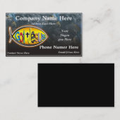 Carte de visite de poissons de Jésus (Devant / Derrière)