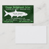 Carte de visite de poissons de tarpon (Devant / Derrière)