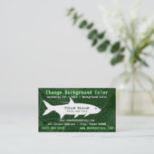 Carte de visite de poissons de tarpon (Debout devant)