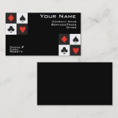 Carte de visite de poker (Devant / Derrière)