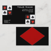 Carte de visite de poker (Devant / Derrière)