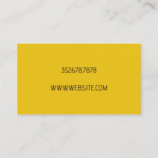 Carte de visite de poker magicien (Dos)