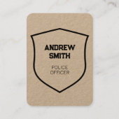 👮 ‍ ♂️ Carte de visite de police (Devant)