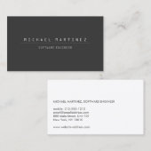 CARTE DE VISITE DE POLICE ORDINATEUR TECHNIQUE (Devant / Derrière)