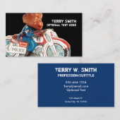 Carte de visite de police singe (Devant / Derrière)