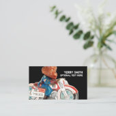 Carte de visite de police singe (Debout devant)