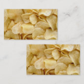 Carte de visite de pommes chips (Devant / Derrière)