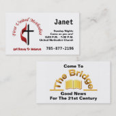 Carte de visite de pont (Devant / Derrière)