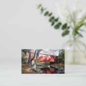 Carte de visite de pont couvert (Debout devant)