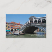 Carte de visite de pont de Rialto (Dos)