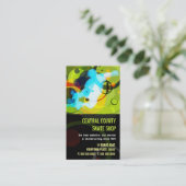 Carte de visite de PopArt de magasin de patin (Debout devant)