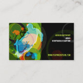 Carte de visite de PopArt de magasin de patin (Dos)