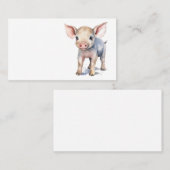 Carte de visite de porc (Devant / Derrière)