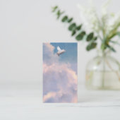 carte de visite de porc volant (Debout devant)