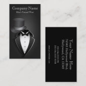 Carte de visite de port d'arme officiel des hommes (Devant / Derrière)