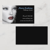 Carte de visite de portrait de BW (Devant / Derrière)