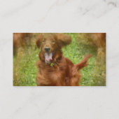 Carte de visite de poseur irlandais (Dos)