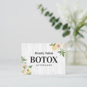 Carte de visite de post-soins Spring Botox (Debout devant)