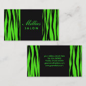 Carte de visite de poster de animal (Devant / Derrière)