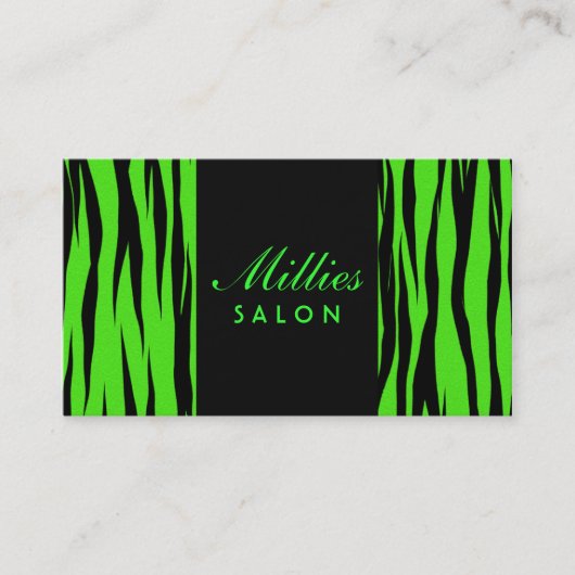 Carte de visite de poster de animal (Devant)