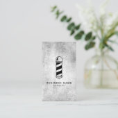 Carte de visite de poteau de barbier (Debout devant)