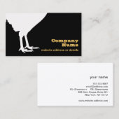 Carte de visite de poulet de la ferme OEufs frais (Devant / Derrière)